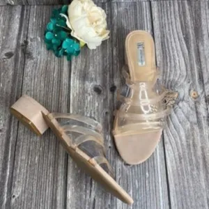INC Light Blush  Lamia Block-Heel Sandals 10M