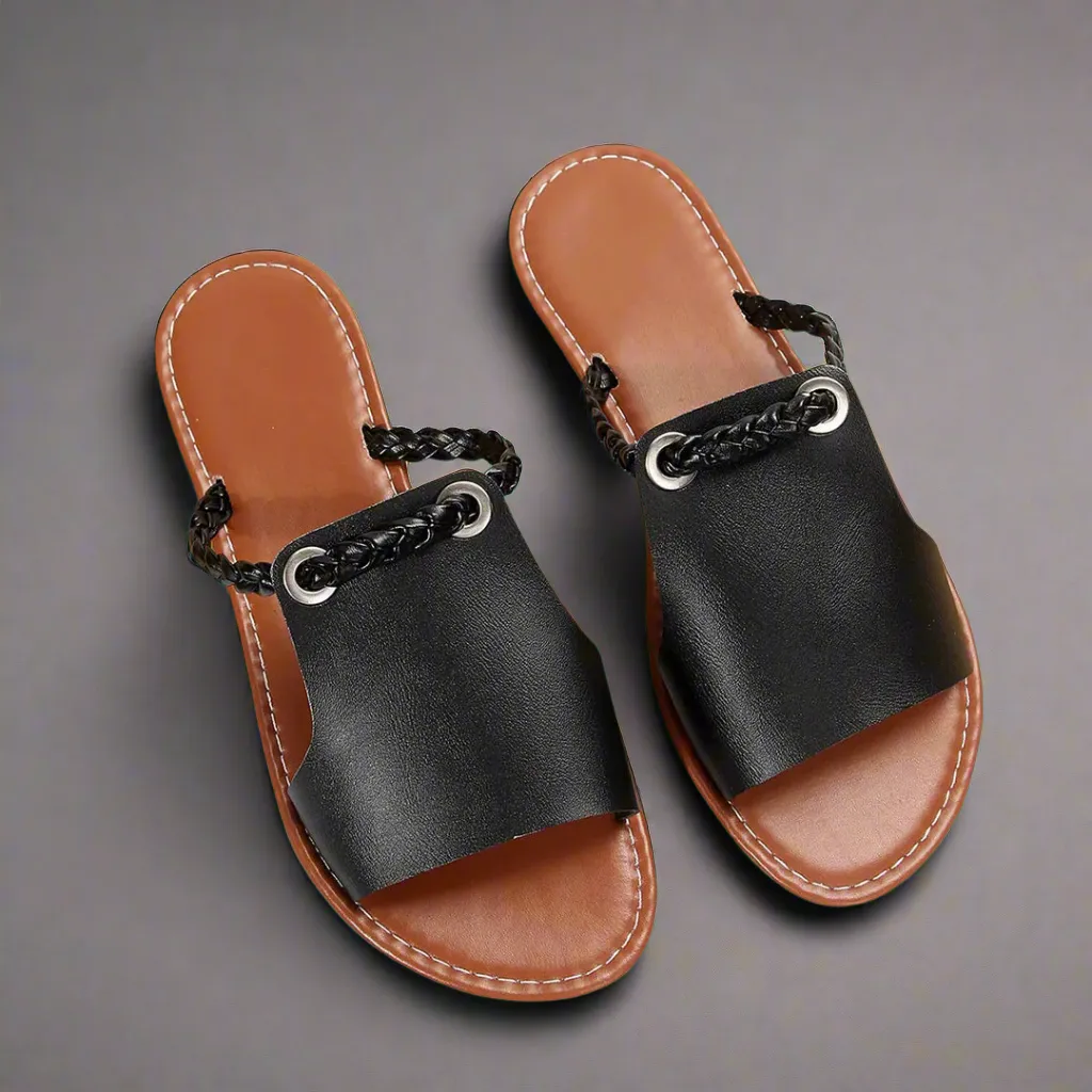 Katelina | Handmade Flat Sandals Made from Premium Material