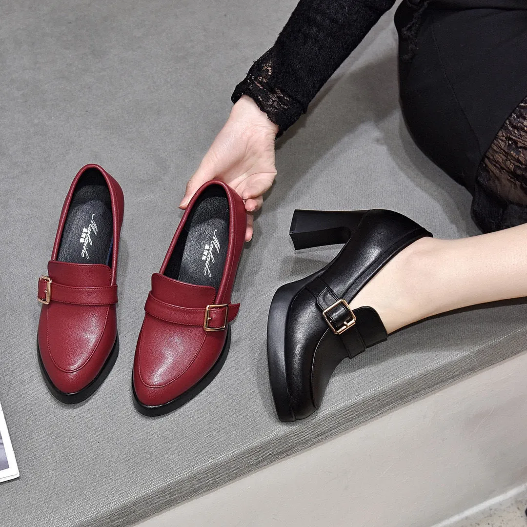 Kayla | Elegante Loafers met Hak