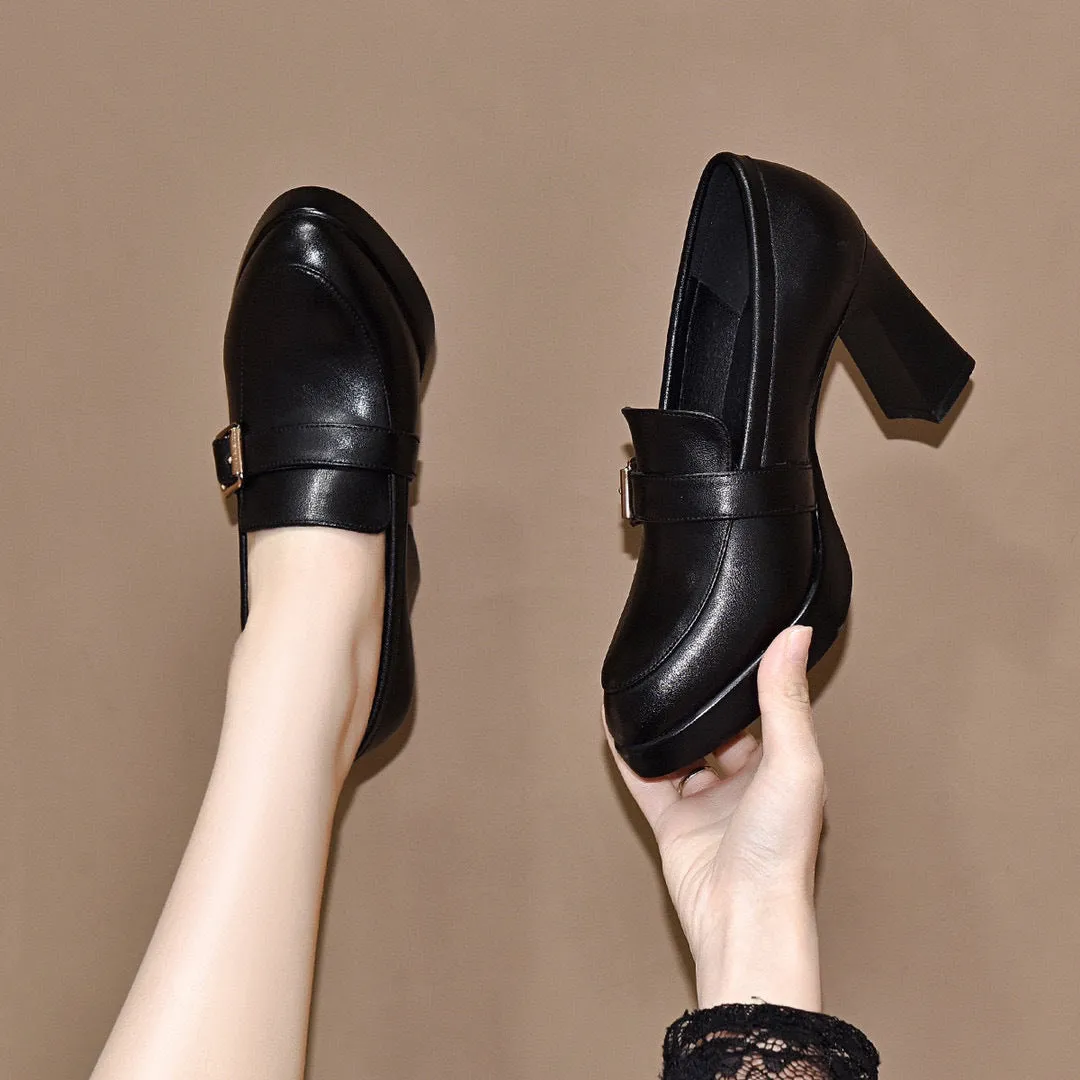 Kayla | Elegante Loafers met Hak