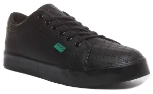 Kickers Tovni Y Quilt In Black Teen Size 3 - 6