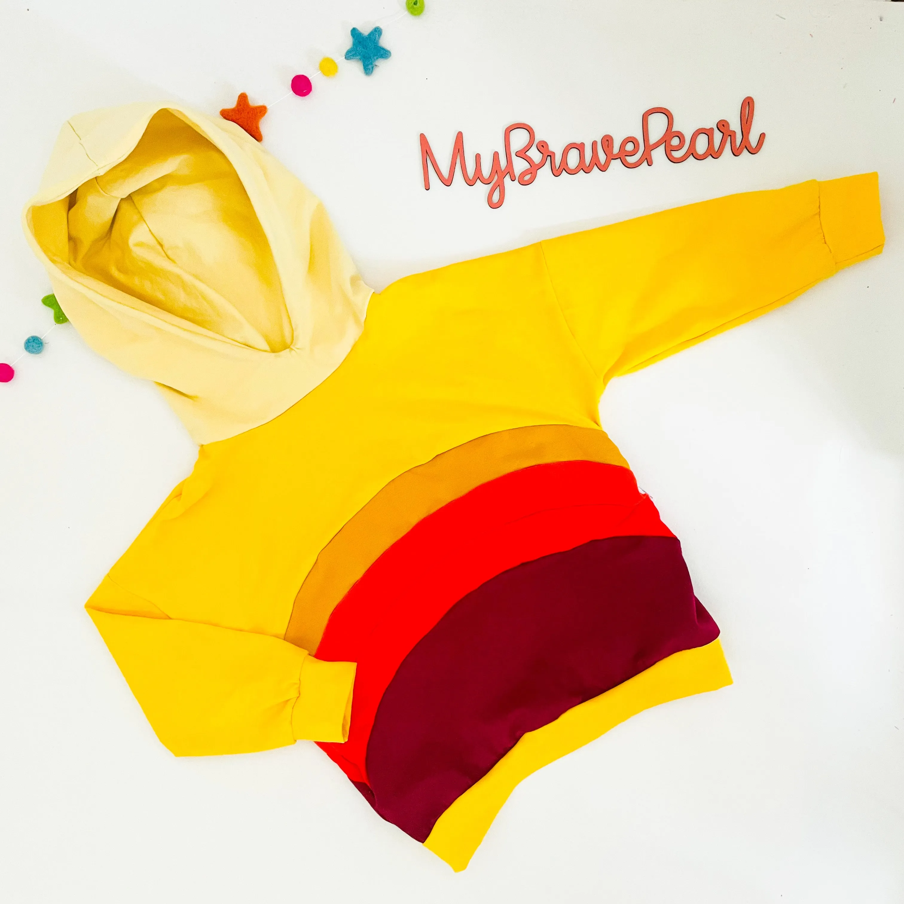 Kids Essentials Rainbow Dolman Hoodies