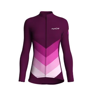 Kinetic Flow | Aubergine Female Long Sleeves Jersey