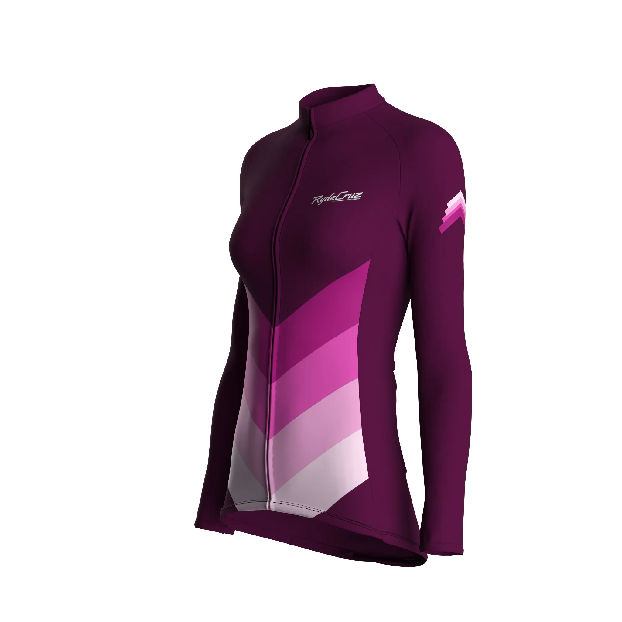 Kinetic Flow | Aubergine Female Long Sleeves Jersey