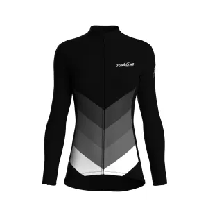 Kinetic Flow | Black Female Long Sleeves Jersey