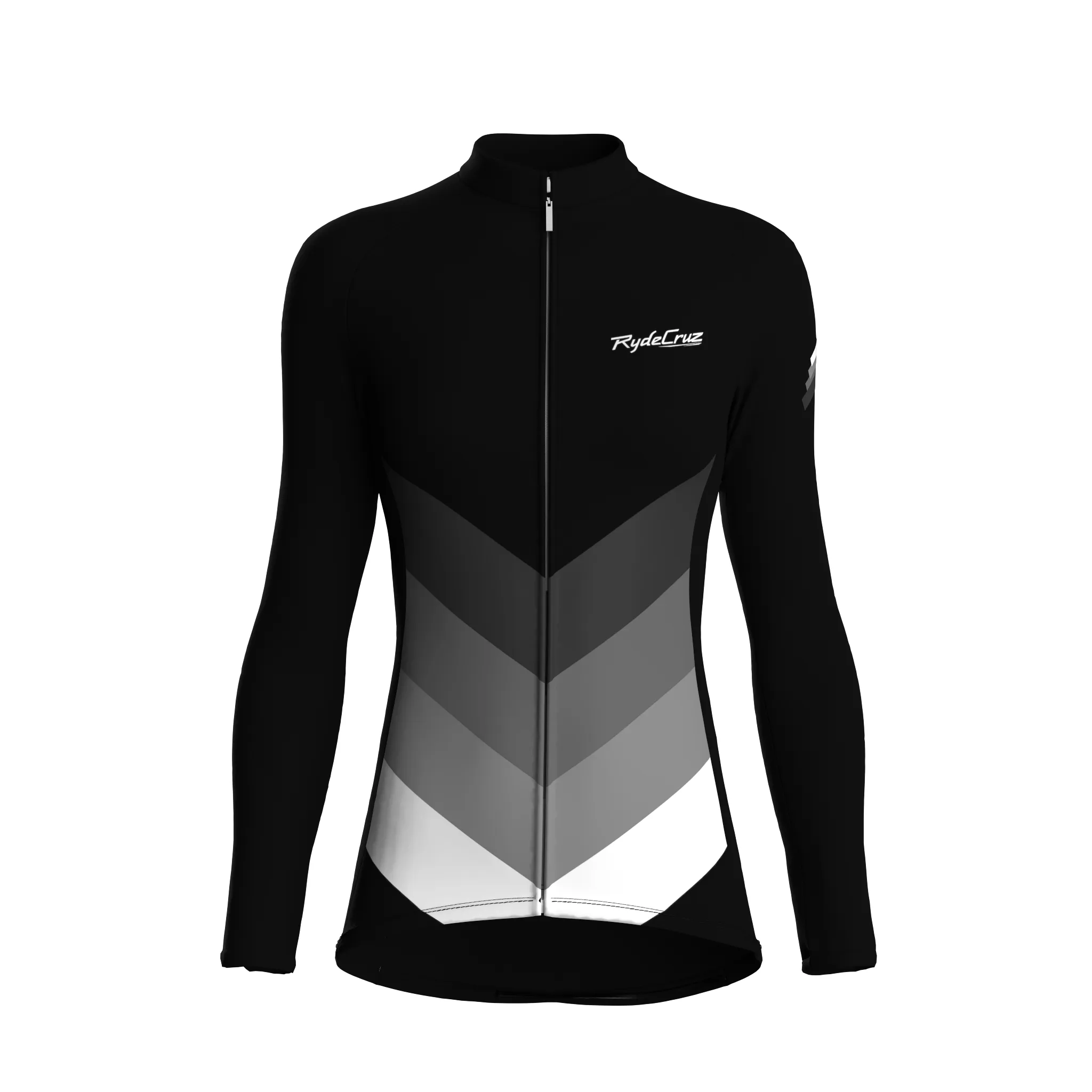 Kinetic Flow | Black Female Long Sleeves Jersey