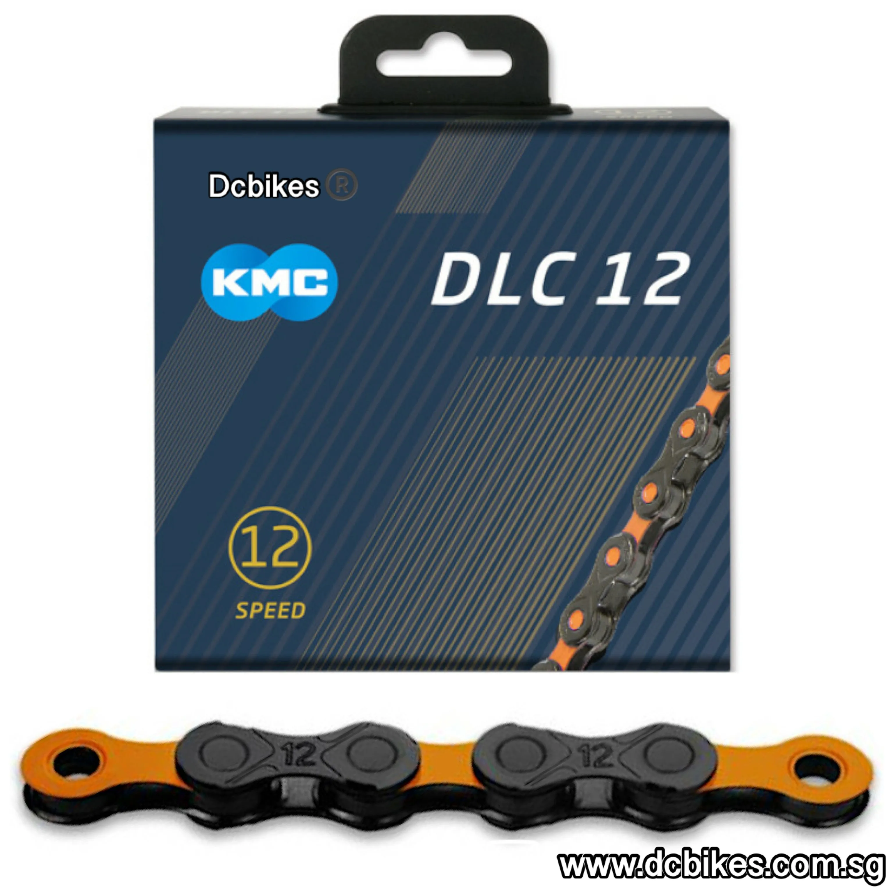KMC X12 DLC Road MTB 12 Speed 126 Chain   Missing Link