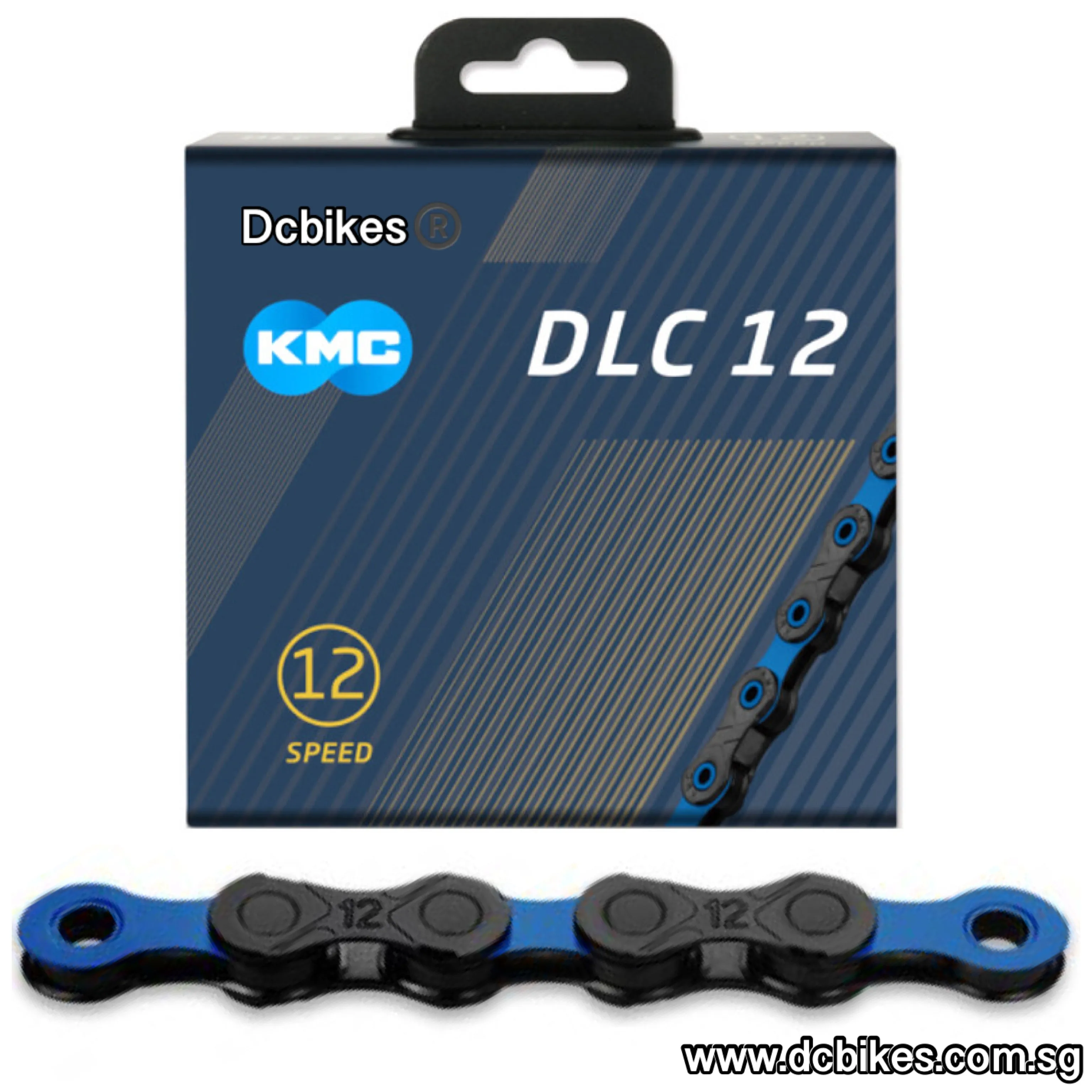KMC X12 DLC Road MTB 12 Speed 126 Chain   Missing Link