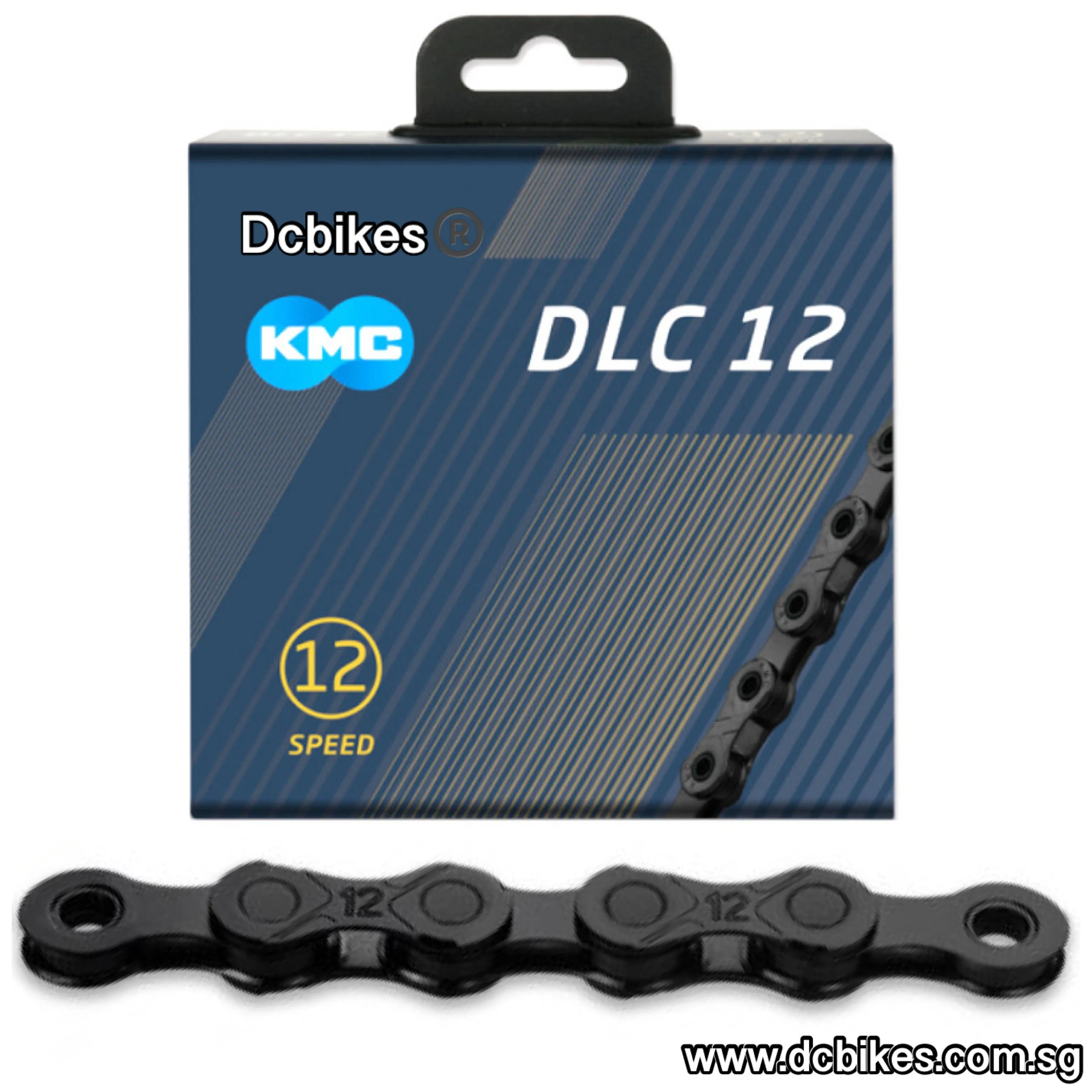 KMC X12 DLC Road MTB 12 Speed 126 Chain   Missing Link