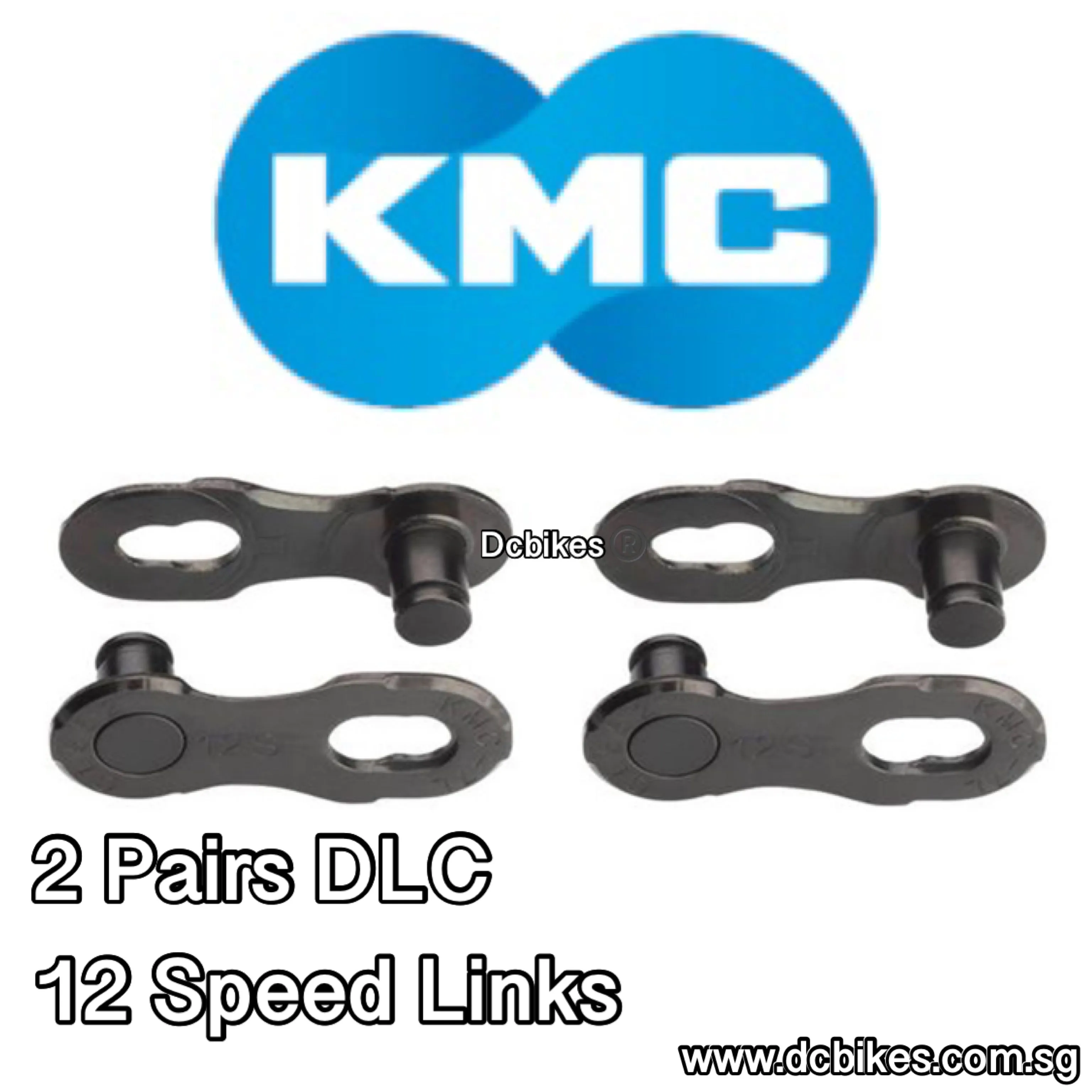 KMC X12 DLC Road MTB 12 Speed 126 Chain   Missing Link