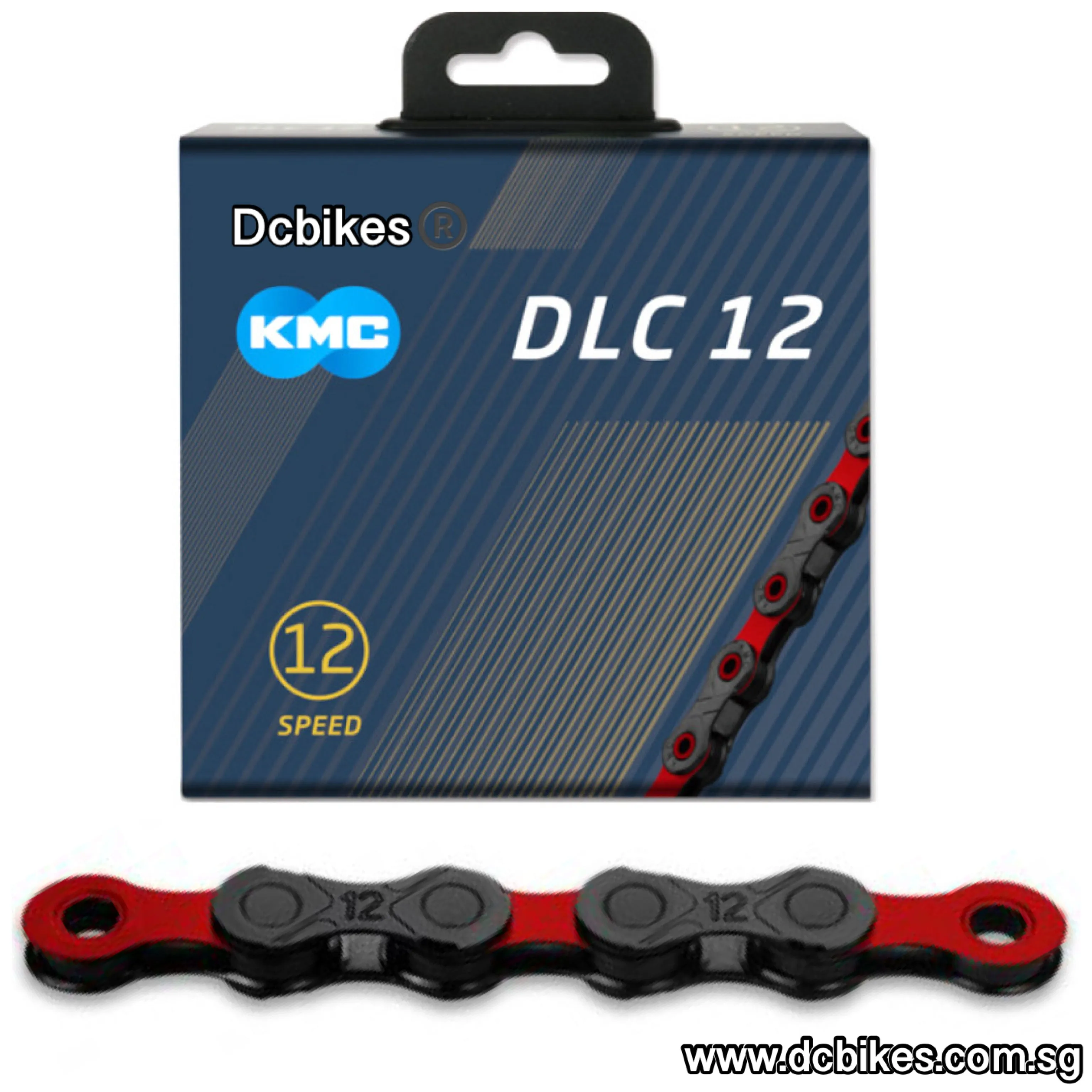 KMC X12 DLC Road MTB 12 Speed 126 Chain   Missing Link