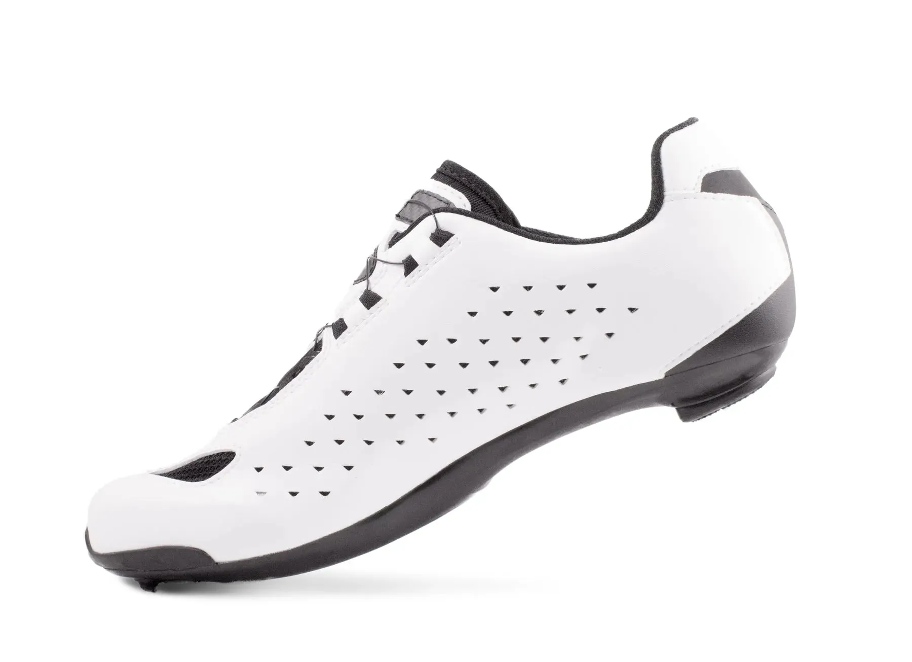 Lake CX177 Wide Road Cycling Shoes (White/Black)