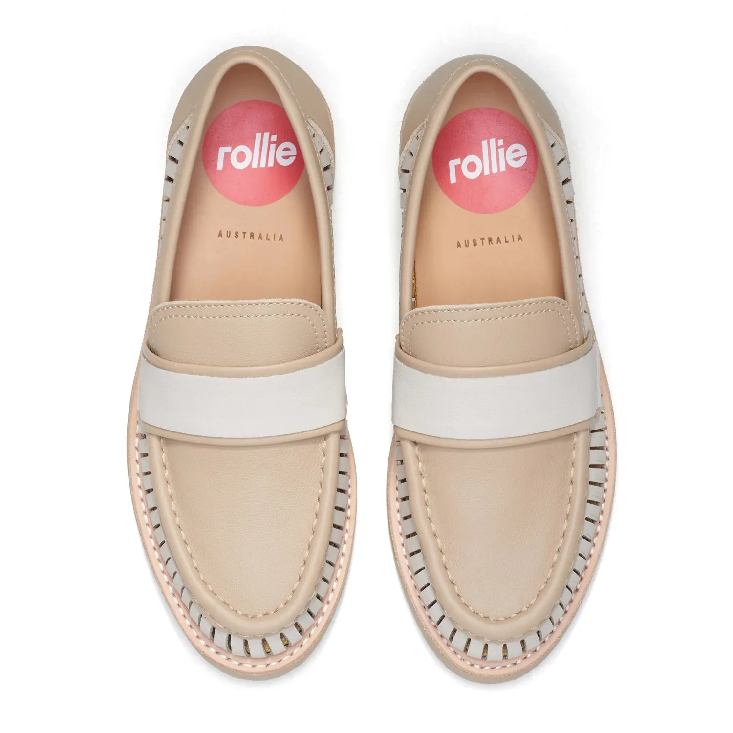 Loafer Rise Vent - Latte Mix