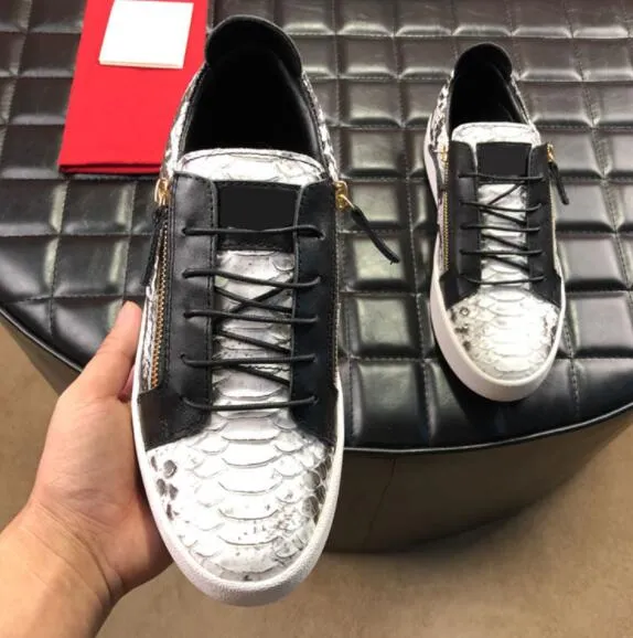 LOW TOP SNAKESKIN "IRREGULAR"