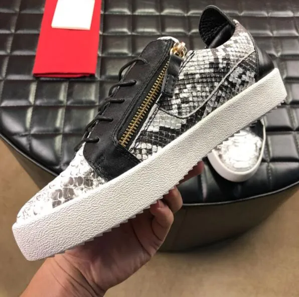 LOW TOP SNAKESKIN "IRREGULAR"