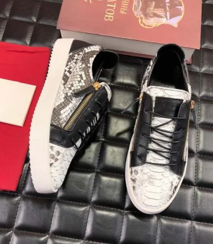 LOW TOP SNAKESKIN "IRREGULAR"