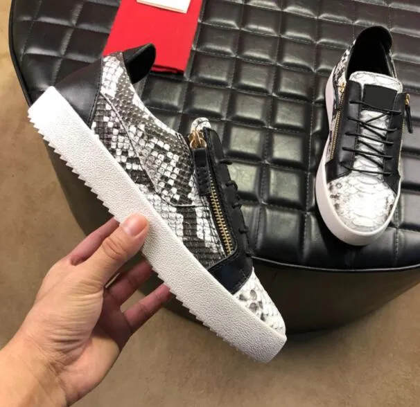 LOW TOP SNAKESKIN "IRREGULAR"