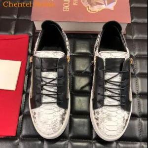 LOW TOP SNAKESKIN "IRREGULAR"
