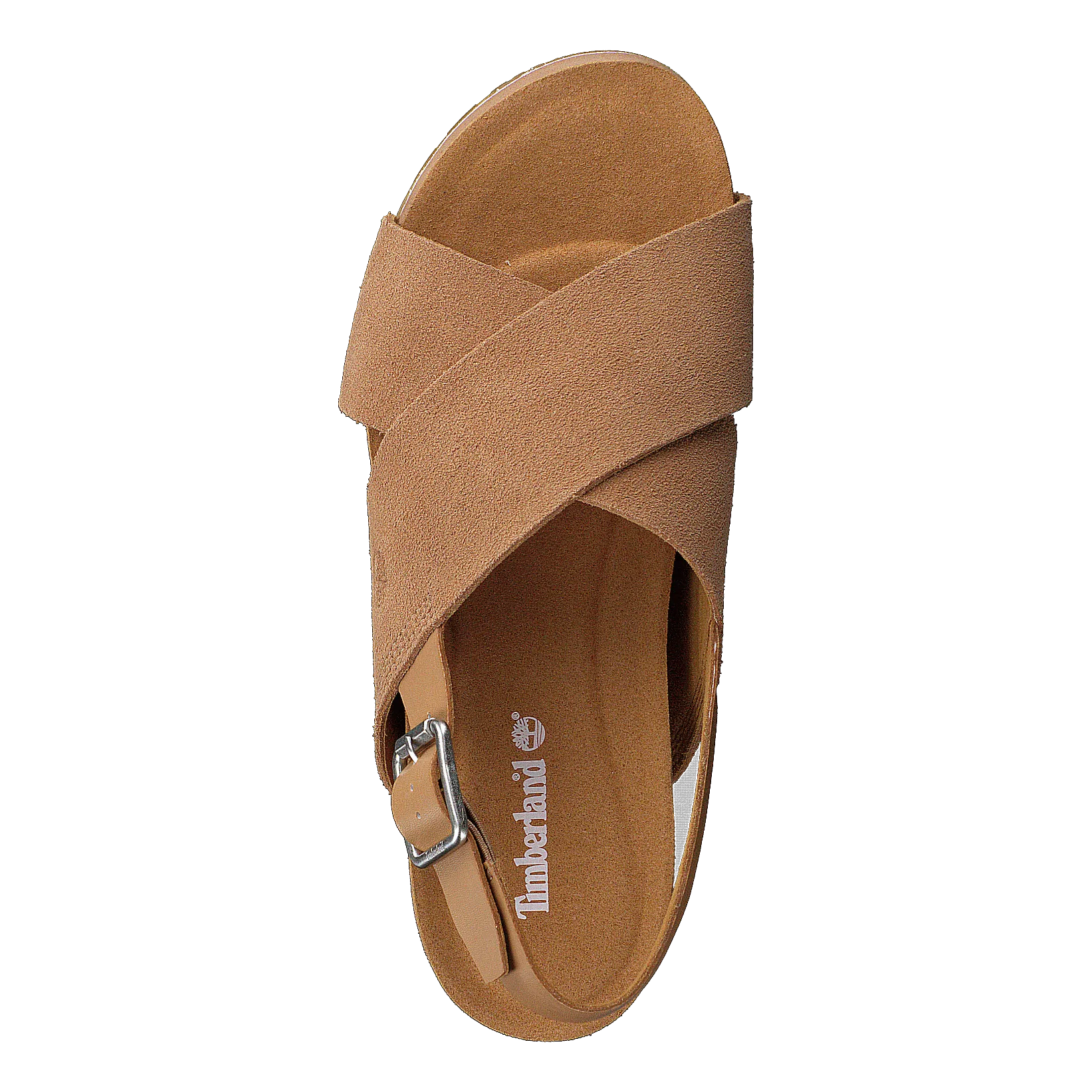 Malibu Waves Basic X Strap Sandal Medium Beige Suede
