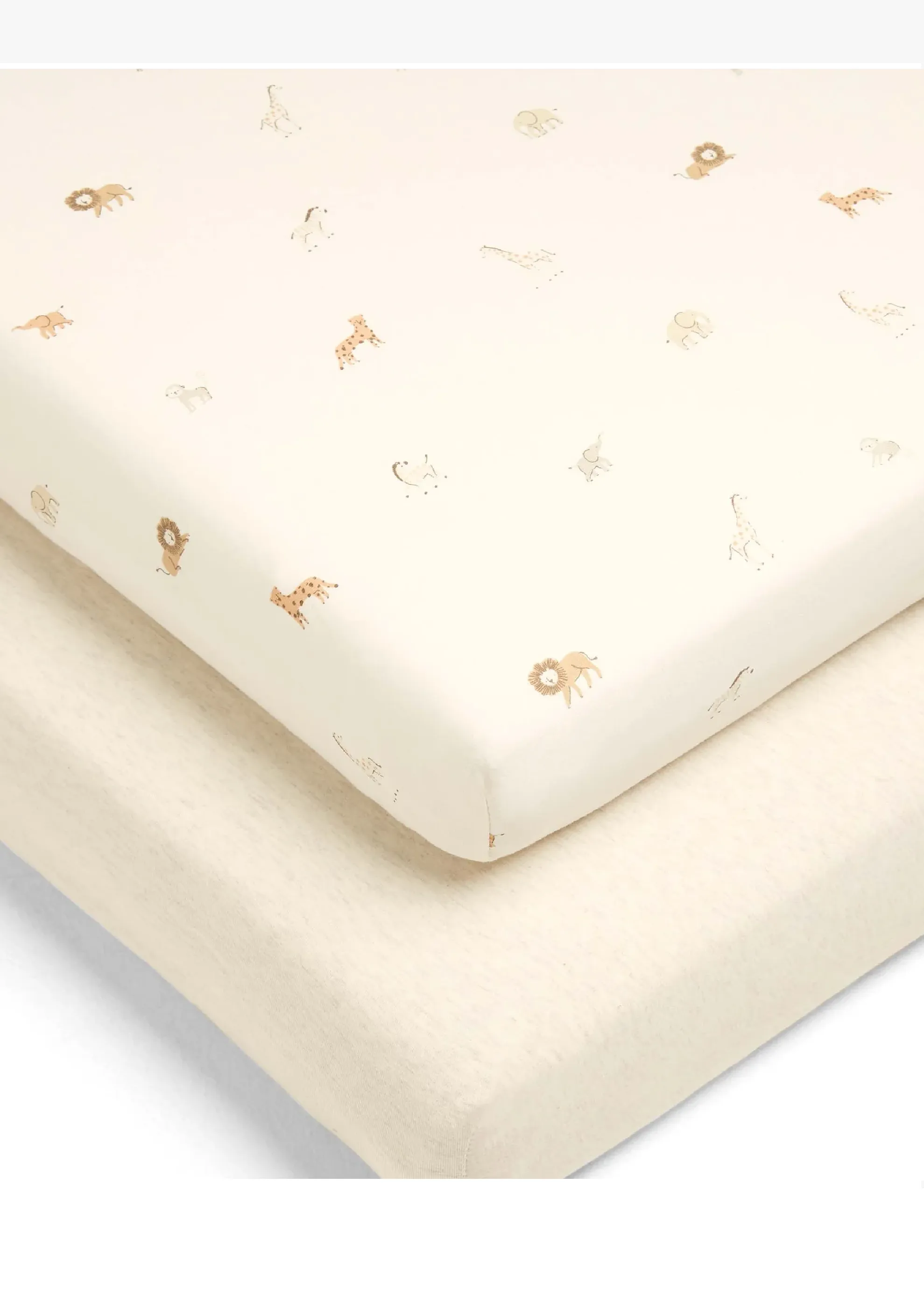 Mamas and Papas 2 Cotbed Fitted Sheets