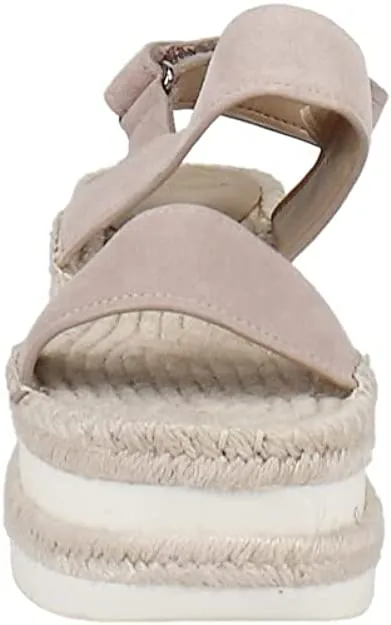 Marc Fisher LTD Womens Gallia Suede Slingback Wedge Sandals Pink 9 Medium (B,M)