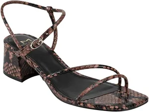 Marc Fisher LTD Womens Jiny 2 Leather Dress Sandals Brown 7 Medium (B,M)