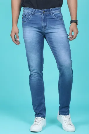 Men's Blue Denim Slim Fit RANGER-6010-1 Jeans
