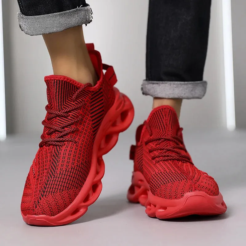 Men's Breathable Running Shoes – Lightweight Mesh Sneakers for Jogging, Walking & Casual Wear