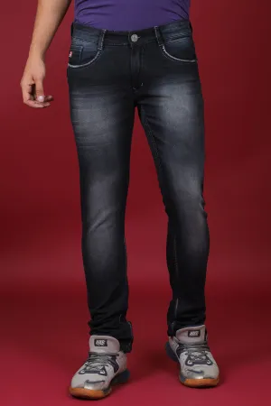 Men's Dark Blue Denim Slim Fit MD-7248-1 Jean