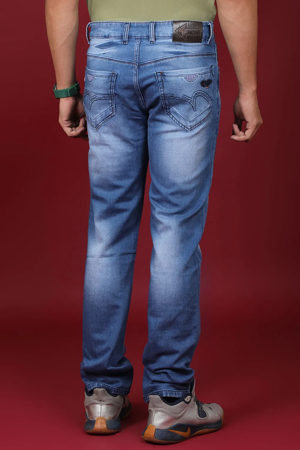 Men's Dark Blue Denim Slim Fit MD-7320 Jean