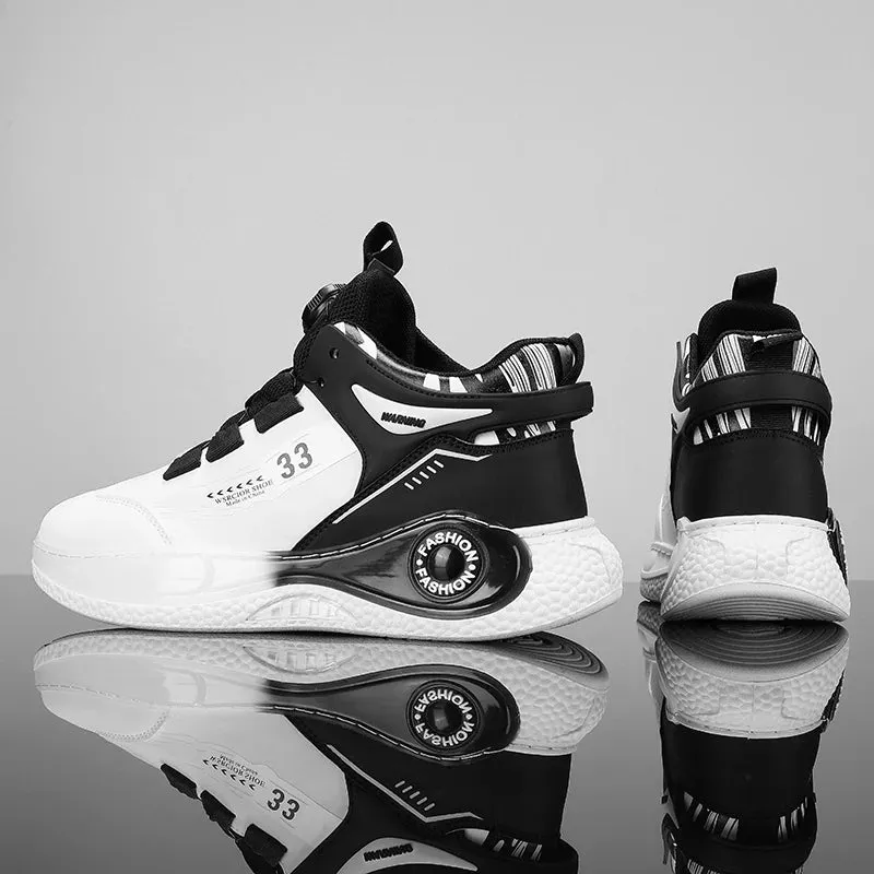 Mens Sneakers with Rotating Buckle for Outdoor Activities