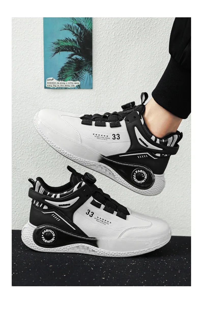 Mens Sneakers with Rotating Buckle for Outdoor Activities