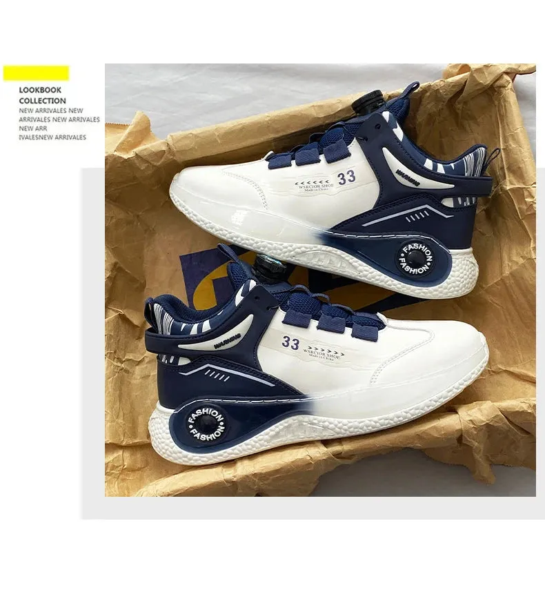 Mens Sneakers with Rotating Buckle for Outdoor Activities