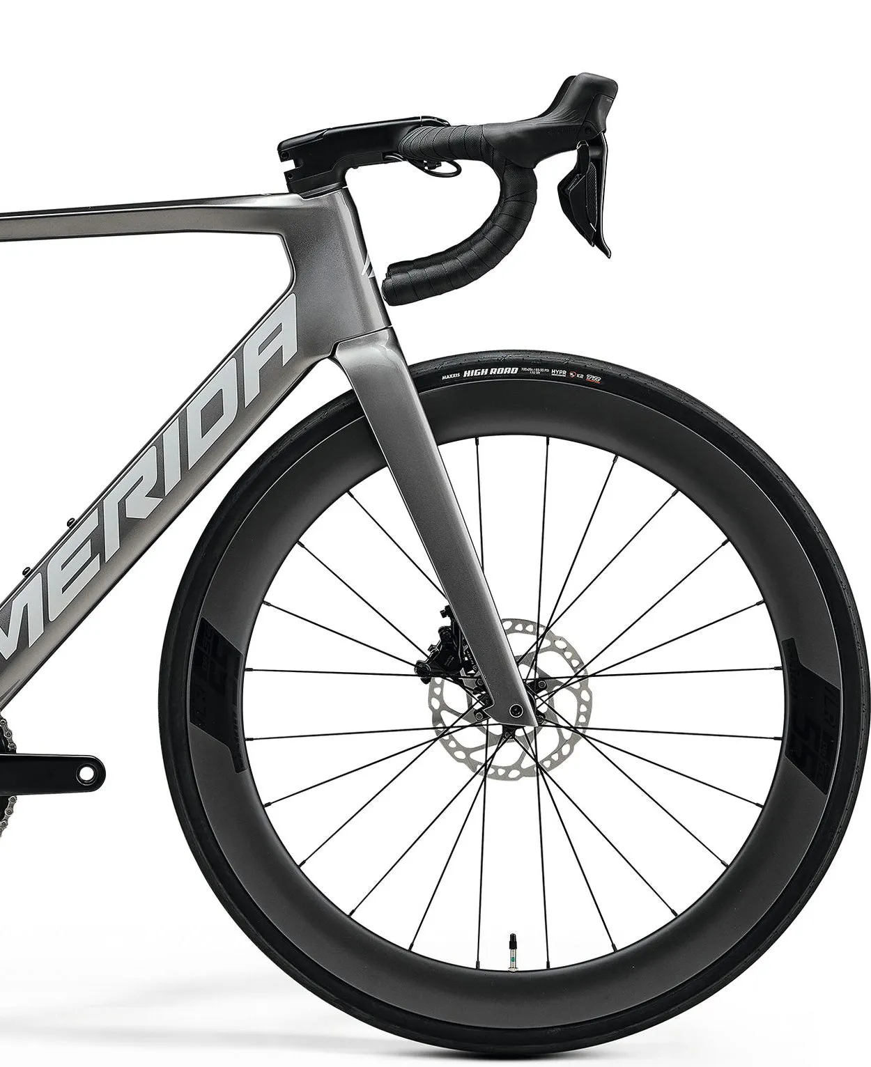 Merida Reacto 6000 Carbon Road Bike 2025 - Gunmetal Grey