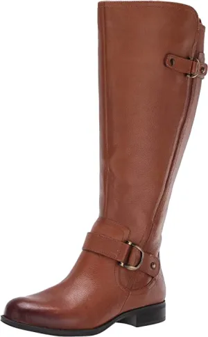 Naturalizer Women's Jillian Knee High Boot, Banana Bread Wide Calf, 6