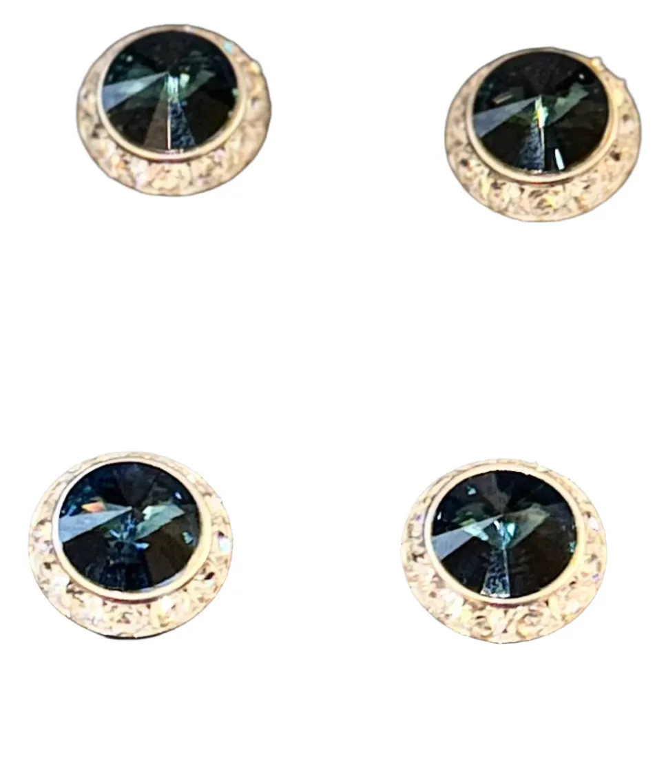 New, 4-piece, Crystal Magnet Set