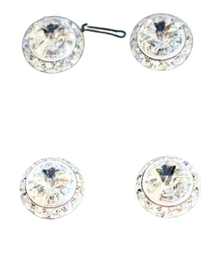 New, 4-piece, Crystal Magnet Set