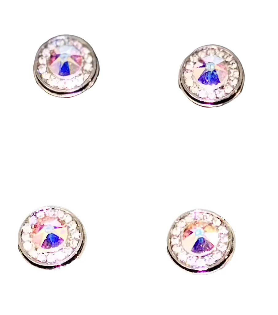 New, 4-piece, Crystal Magnet Set