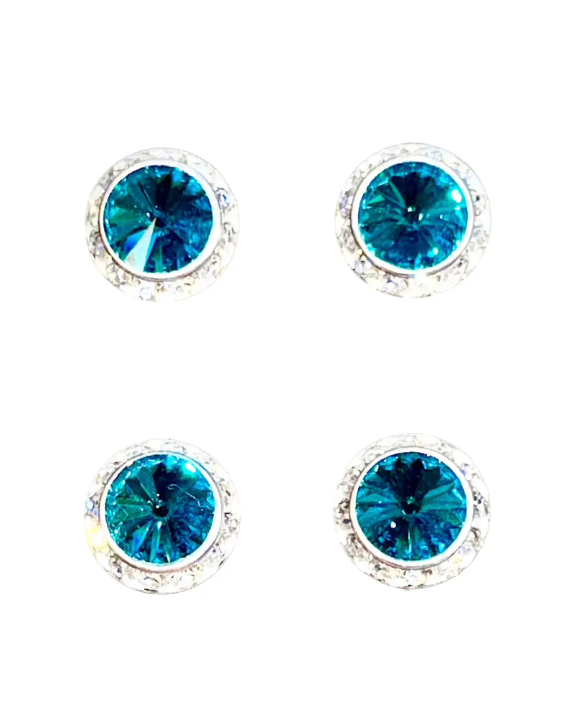 New, 4-piece, Crystal Magnet Set