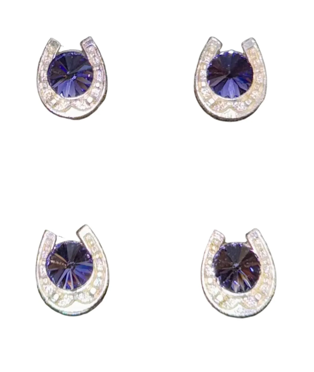 New, 4-piece, Crystal Magnet Set