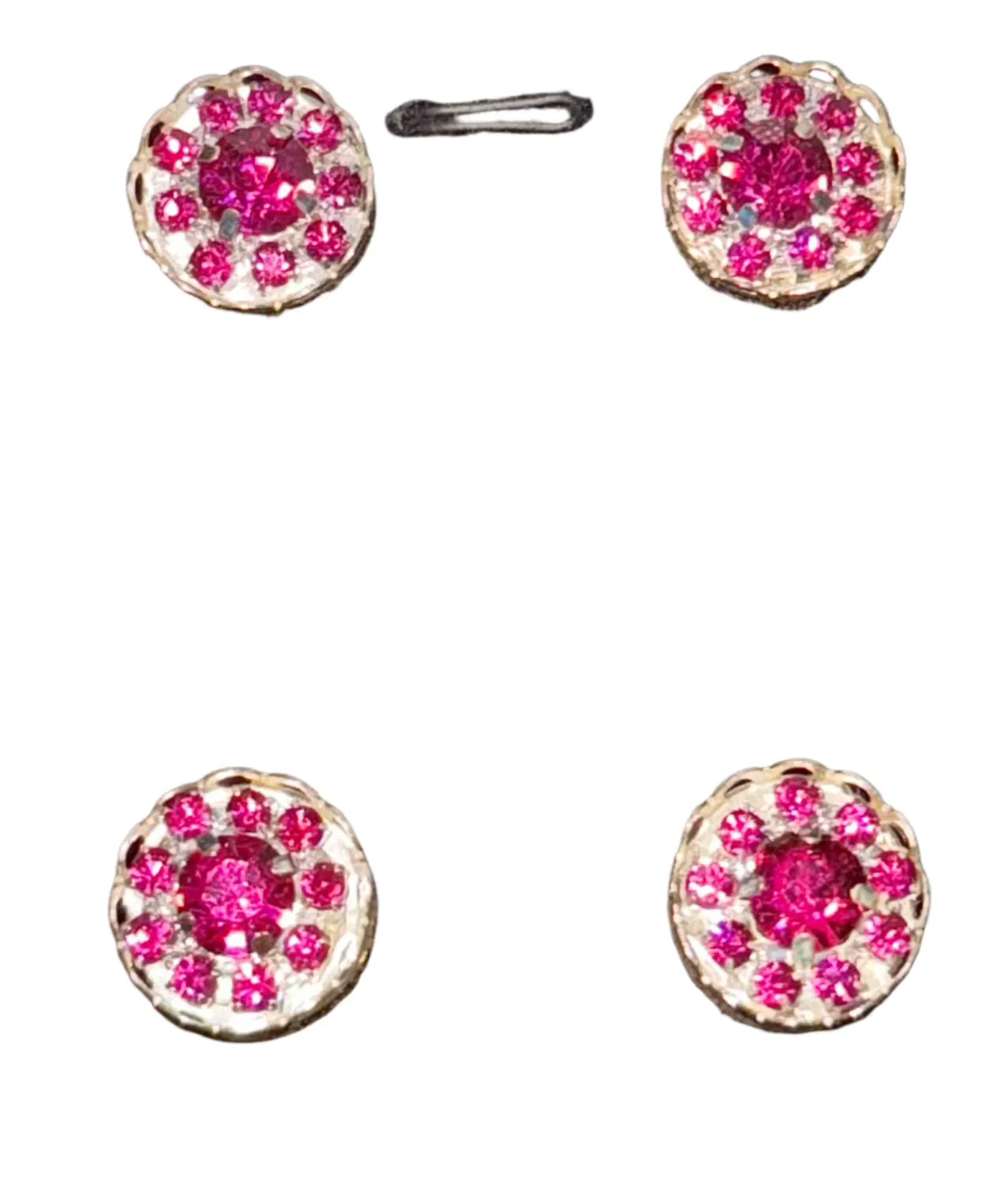 New, 4-piece, Crystal Magnet Set
