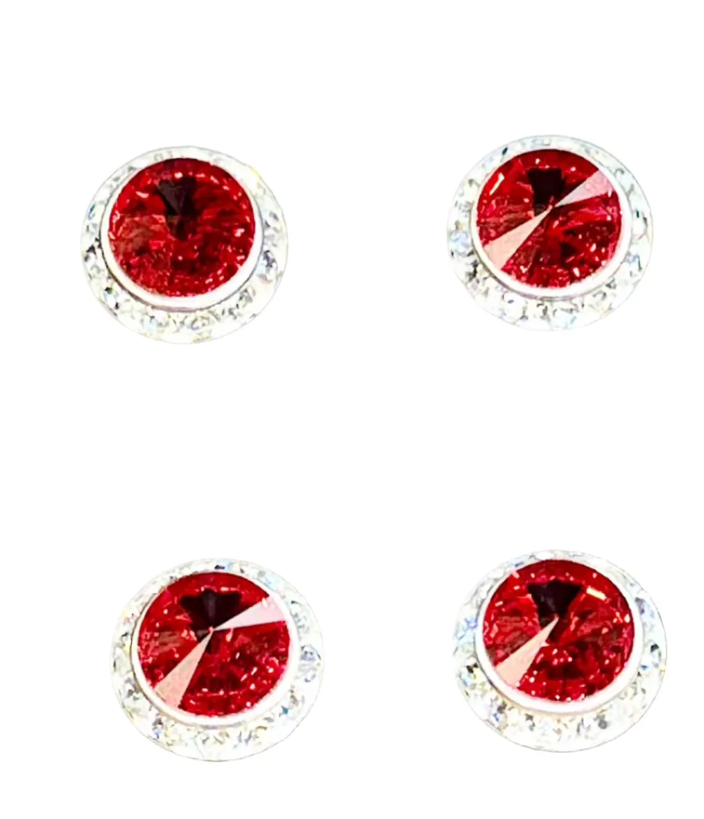 New, 4-piece, Crystal Magnet Set