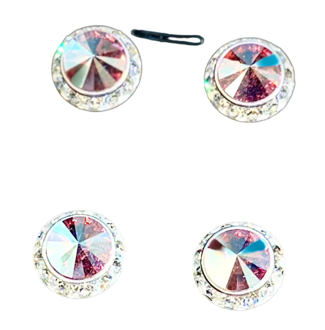New, 4-piece, Crystal Magnet Set