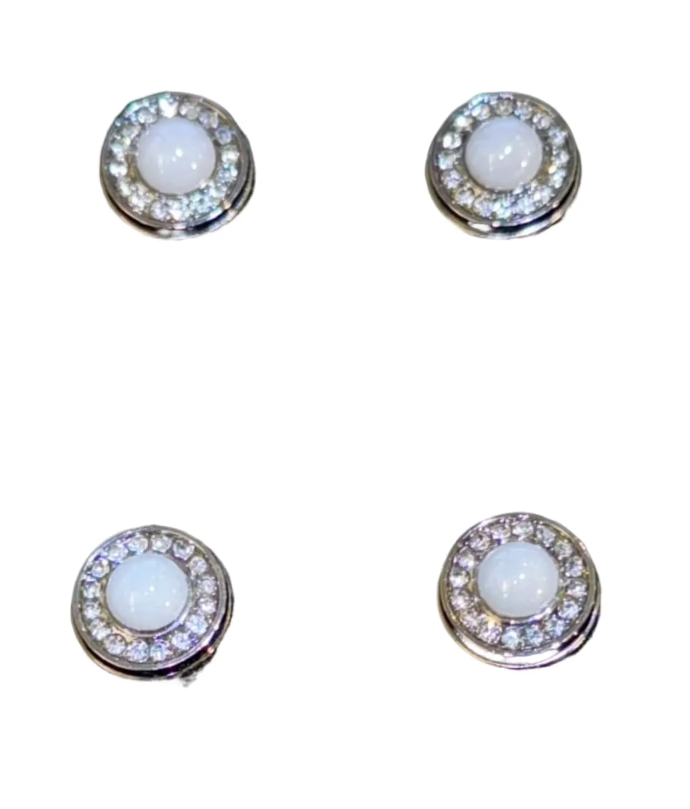 New, 4-piece, Crystal Magnet Set