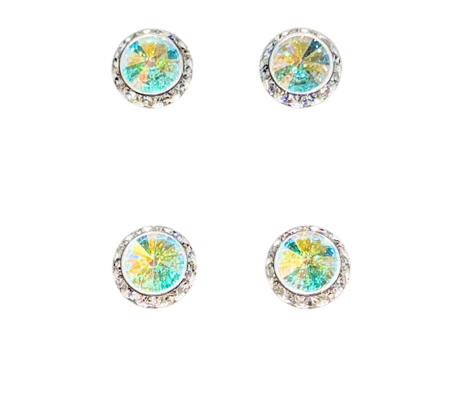 New, 4-piece, Crystal Magnet Set