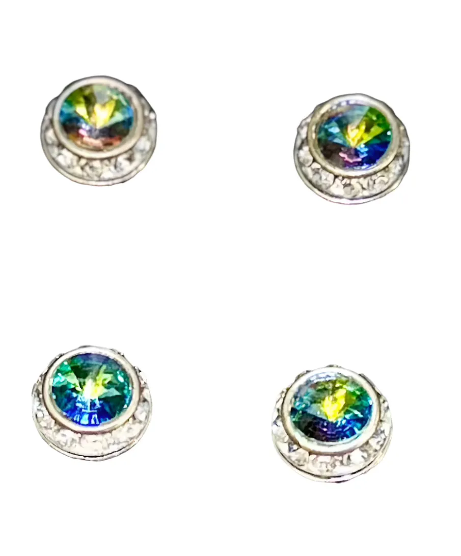 New, 4-piece, Crystal Magnet Set