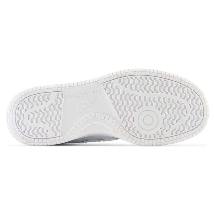 NEW BALANCE KID'S BB 80 TRIPLE WHITE SNEAKER SHOES