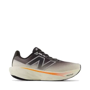 New Balance Men's Fresh Foam X 1080v14 Sneaker in Black Cement with Angora and Hot Mango