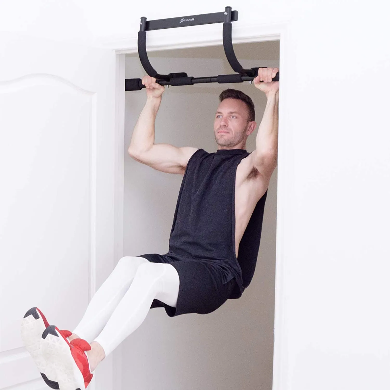 New in box! ProsourceFit Multi-Grip Lite Chin-Up/Pull-Up Bar, Heavy Duty Doorway Upper Body Workout Trainer for Home Gyms