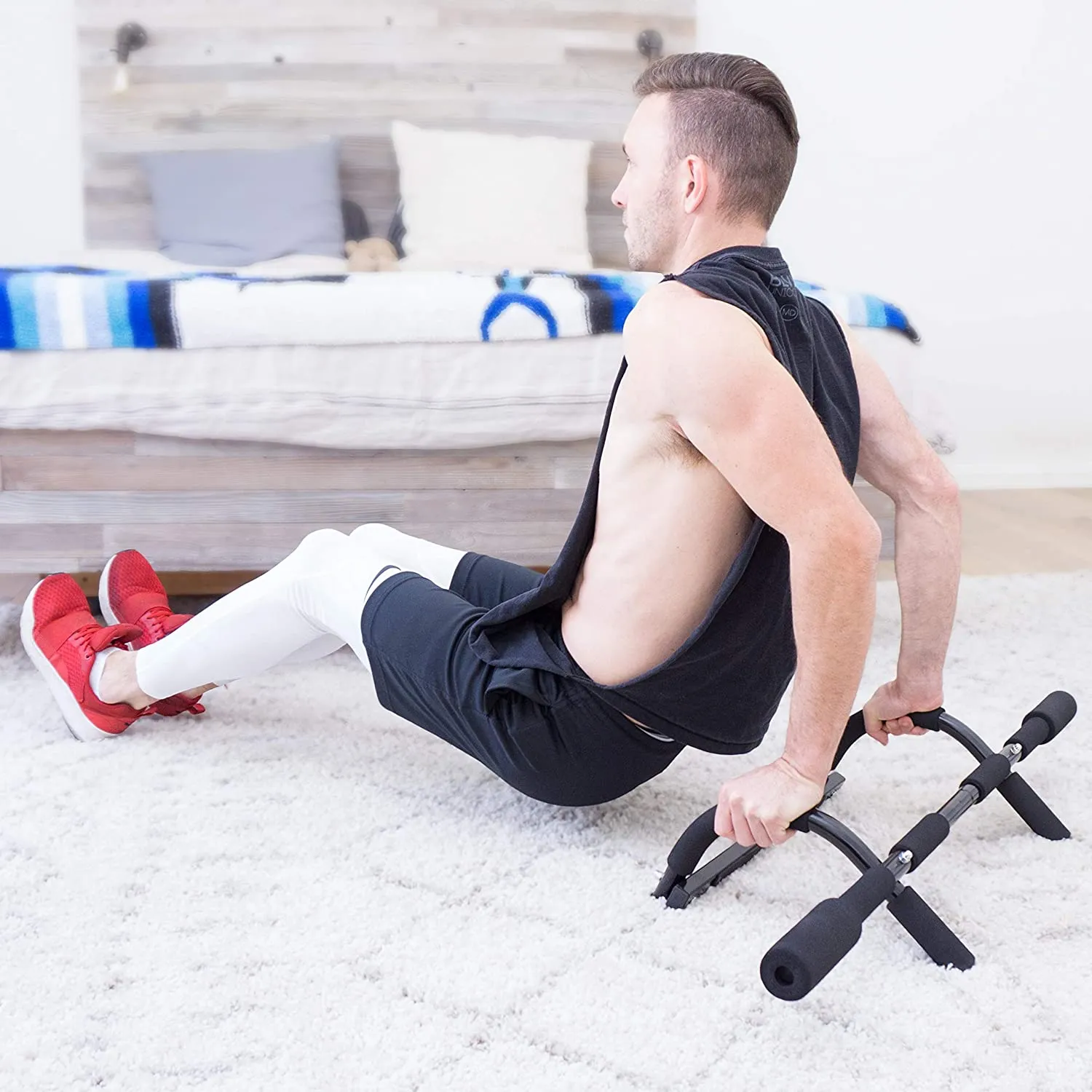 New in box! ProsourceFit Multi-Grip Lite Chin-Up/Pull-Up Bar, Heavy Duty Doorway Upper Body Workout Trainer for Home Gyms